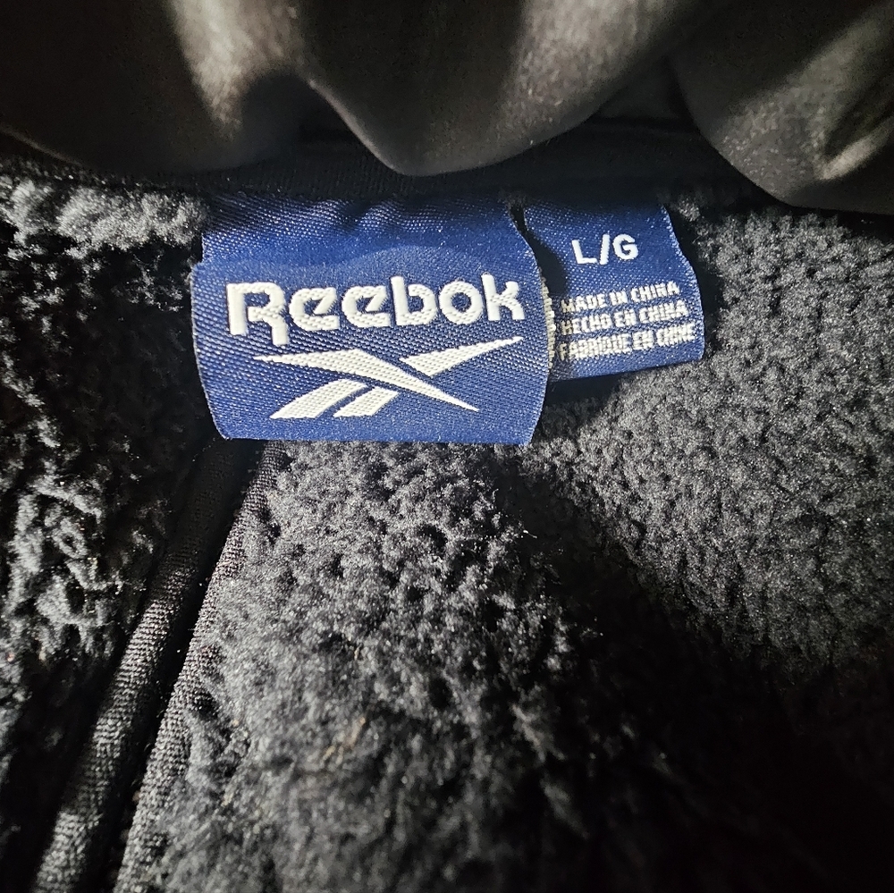 NWT Reebok Women's Black Sherpa Fleece size Large super soft - Picture 5 of 5